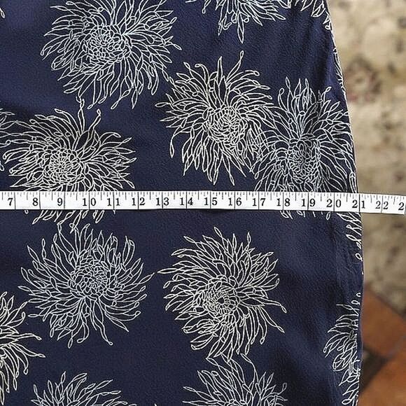 Vtg Y2K Planet sheer navy sleeveless summer maxi dress - Picture 13 of 16